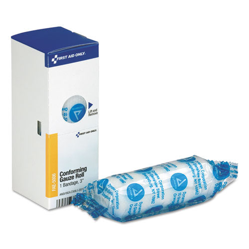 Image of First Aid Only FAE-5006 Gauze Bandages, Conforming, 3" Wide