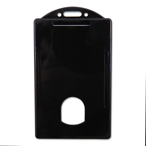 Image of SICURIX® 68320 Sicurix Badge/card Holder, 4 X 2 9/10, Black, 25/pack