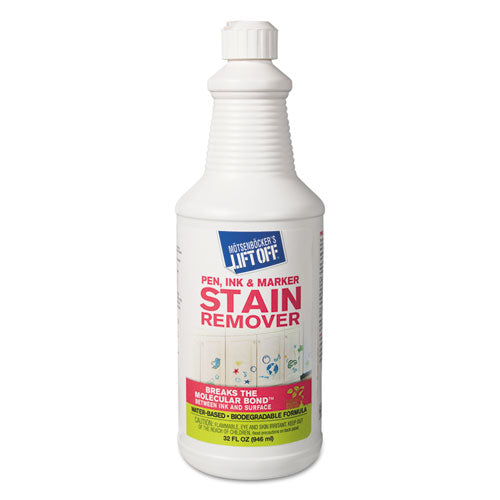 Image of Motsenbocker's Lift-Off® 409-03 Lift Off #3: Pen, Ink And Marker Graffiti Remover, 32 Oz Pour Bottle, 6/carton