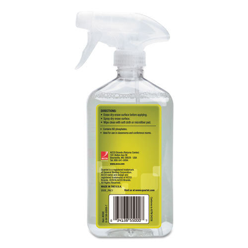 Image of Quartet® 550E Whiteboard Spray Cleaner For Dry Erase Boards, 17 Oz Spray Bottle