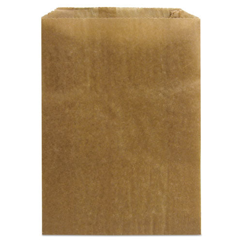 Image of HOSPECO® KL Napkin Receptacle Liners, 7.5" X 3" X 10.5", Brown, 500/carton