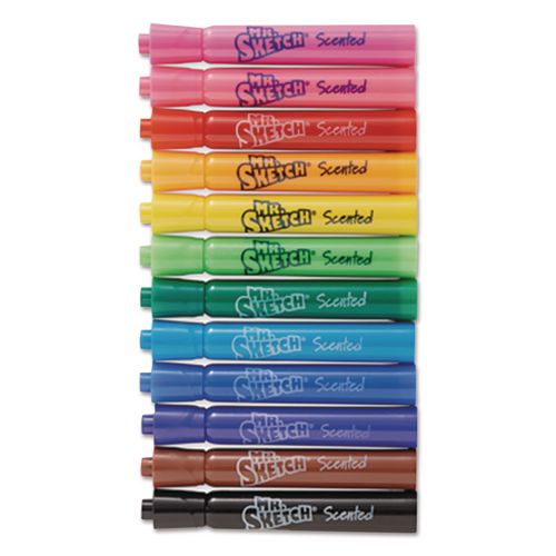 Image of Mr. Sketch® 1905311 Scented Watercolor Marker Classroom Set, Broad Chisel Tip, Assorted Colors, 192/Set