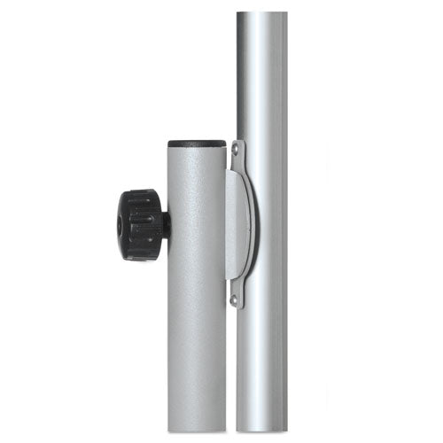 Image of MasterVision® QR5203 Revolver Easel, Vertical Orientation, 35.4" x 47.2", White Surface, Satin Aluminum Frame