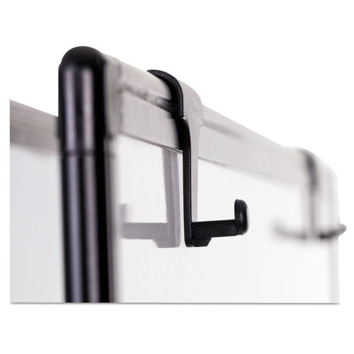 Image of MasterVision® EA49125016 Creation Station Dry Erase Board, 29.5" x 74.88", White Surface, Black Metal Frame