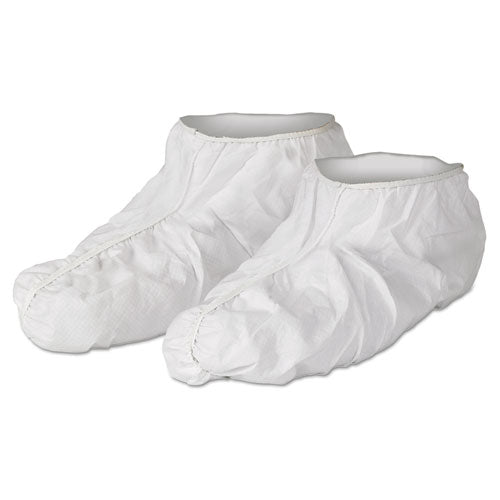 Image of KleenGuard 27000 A40 Liquid/Particle Protection Shoe Covers, One Size Fits All, White, 300/Carton