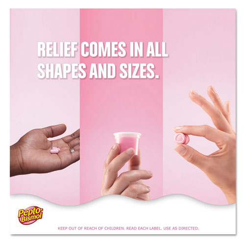 Image of Pepto-Bismol 03977 Chewable Tablets, Original Flavor, 30/box, 24 Box/carton