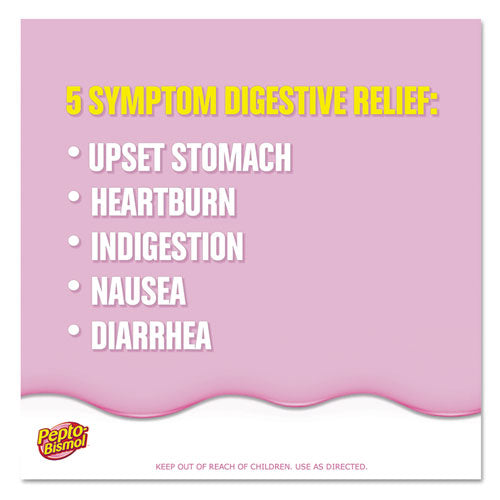 Image of Pepto-Bismol 03977 Chewable Tablets, Original Flavor, 30/box, 24 Box/carton