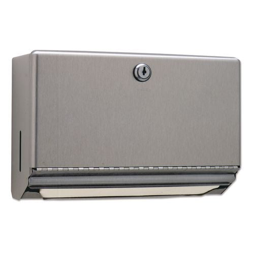Image of Bobrick B-26212 ClassicSeries Surface-Mounted Paper Towel Dispenser, 10.75 x 4 x 7.06, Stainless Steel