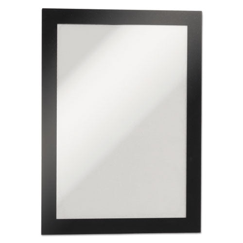 Image of Durable® 491301 DURAFRAME Sign Holder, 5.5 x 8.5, Black Frame, 2/Pack