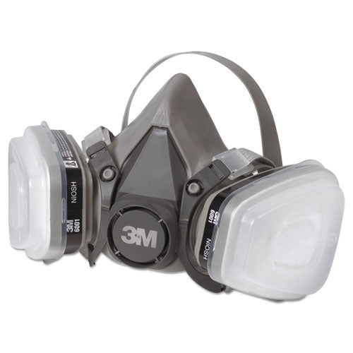 Image of 3M 6311P1-DC Half Facepiece Paint Spray/pesticide Respirator, Large