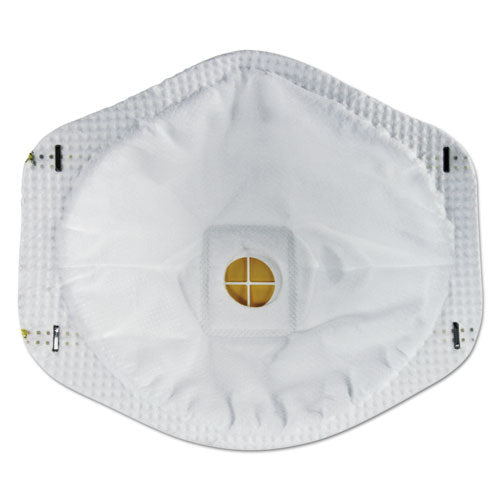 Image of 3M 8511P10-DC Particulate Respirator w/Cool Flow Exhalation Valve, Standard Size, 10/Box