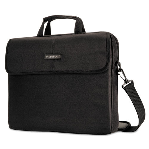 Image of Kensington® K62562USB Simply Portable Padded Laptop Sleeve, Fits Devices Up to 15.6", Polyester, 17 x 1.5 x 12, Black