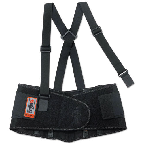 Image of ergodyne® 11285 ProFlex 2000SF High-Performance Spandex Back Support Brace, X-Large, 38" to 42" Waist, Black