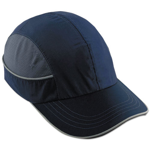 Image of ergodyne® 23345 Skullerz 8950 Bump Cap, Long Front Brim, XXX-Small to Large (Up to 7.5), 0.01" Insert, Navy