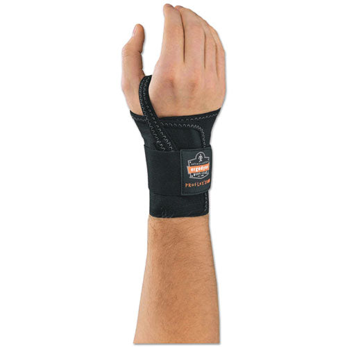 Image of ergodyne® 70018 ProFlex 4000 Single Strap Wrist Support, X-Large, Fits Left-Hand, Black