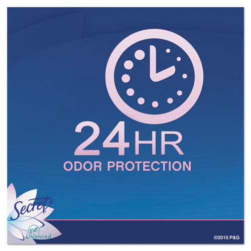 Image of Secret® 31384 Invisible Solid Anti-Perspirant and Deodorant, Powder Fresh Scent, 0.5 oz Stick, 24/Carton