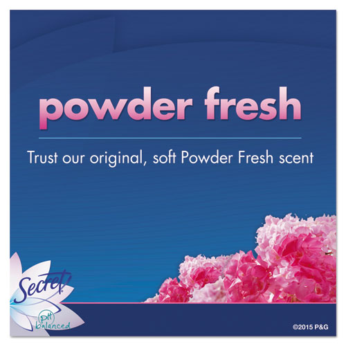 Image of Secret® 31384EA Invisible Solid Anti-Perspirant and Deodorant, Powder Fresh Scent, 0.5 oz Stick