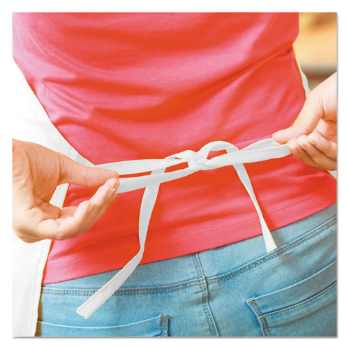 Image of KleenGuard 36550 A20 Apron, 28" x 40",  One Size Fits All, White