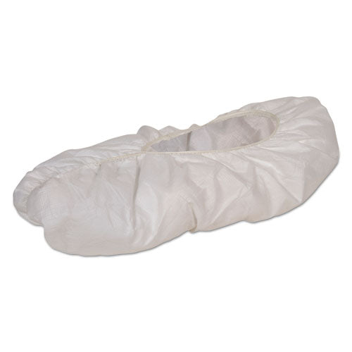 Image of KleenGuard KCC 44490 A40 Shoe Covers, One Size Fits All, White, 400/carton