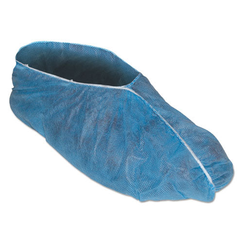 Image of KleenGuard 36811 A10 Light Duty Shoe Covers, Polypropylene, One Size Fits All, Blue, 300/Carton