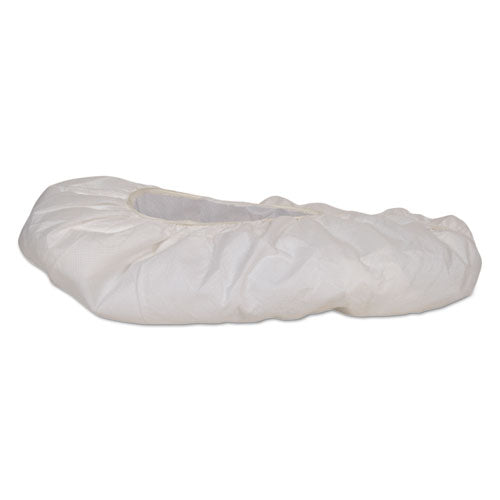 Image of KleenGuard KCC 44490 A40 Shoe Covers, One Size Fits All, White, 400/carton