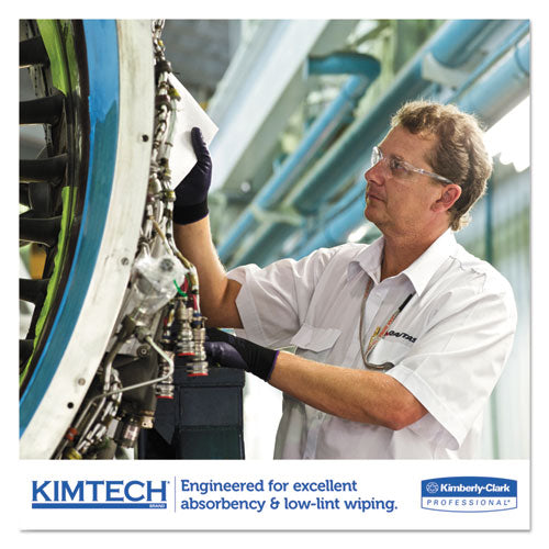 Image of Kimtech 06151 SCOTTPURE Critical Task Wipers, 12 x 23, White, 50/Box, 8 Boxes/Carton