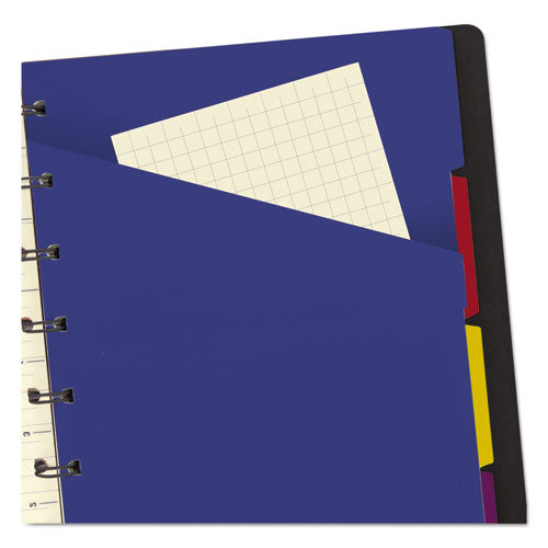 Image of Filofax® B115007U Notebook, 1-Subject, Medium/College Rule, Black Cover, (112) 8.25 x 5.81 Sheets