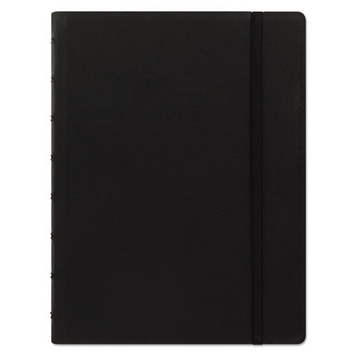 Image of Filofax® B115007U Notebook, 1-Subject, Medium/College Rule, Black Cover, (112) 8.25 x 5.81 Sheets