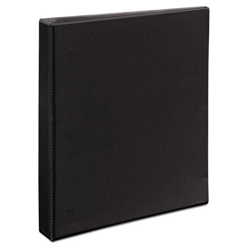 Image of Avery® 79699 Heavy-Duty View Binder With Durahinge And One Touch Ezd Rings, 3 Rings, 1" Capacity, 11 X 8.5, Black