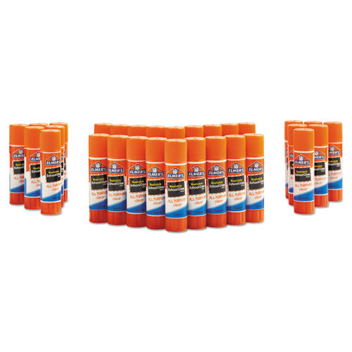 Image of Elmer's® E556 Washable School Glue Sticks, 0.24 Oz, Applies And Dries Clear, 30/box