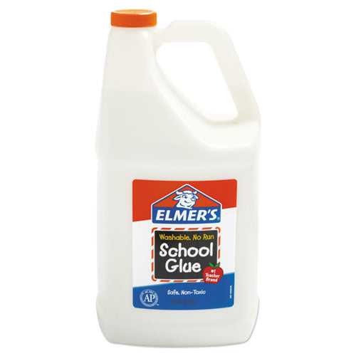 Image of Elmer's® E340 Washable School Glue, 1 Gal, Dries Clear
