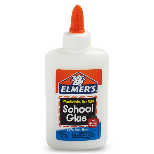 Image of Elmer's® E304 Washable School Glue, 4 Oz, Dries Clear