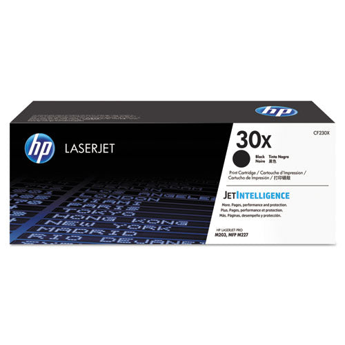 Image of HP CF230X HP 30x, (cf230x) High-Yield Black Original Laserjet Toner Cartridge