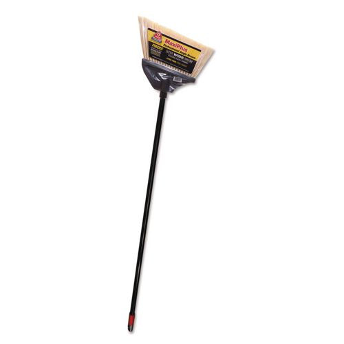 Image of O-Cedar® Commercial 91351 MaxiPlus Professional Angle Broom, 51" Length, Black, 4/Carton