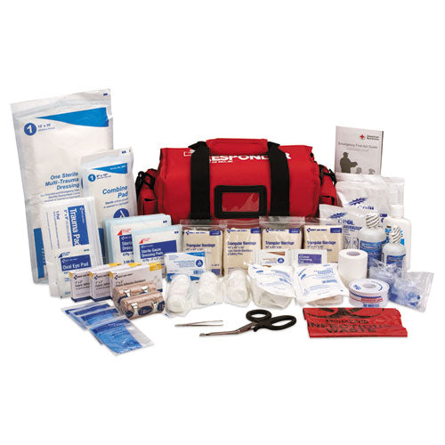 Image of First Aid Only 520-FR First Responder Kit, 158 Pieces, Nylon Fabric Case
