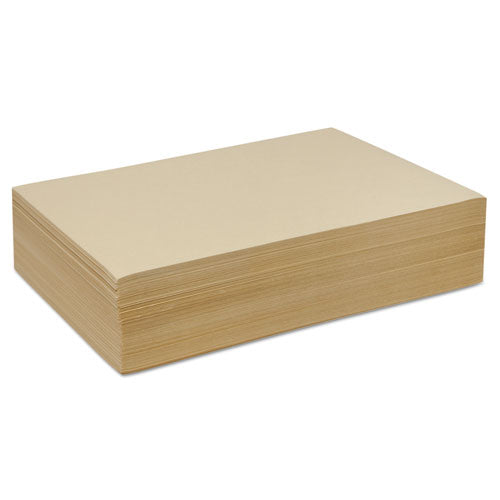 Image of PaconÂ® Cream Manila Drawing Paper, 60 lb Cover Weight, 12 x 18, Cream Manila, 500/Pack