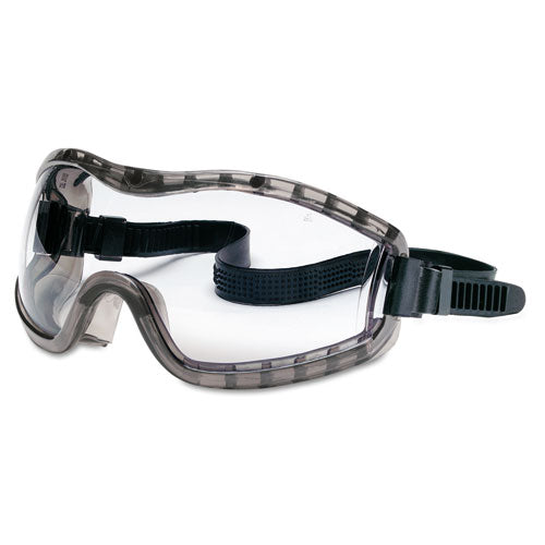 Image of MCR Safety 2310AF Stryker Goggles, Clear Anti-Fog Lens, Smoke Frame