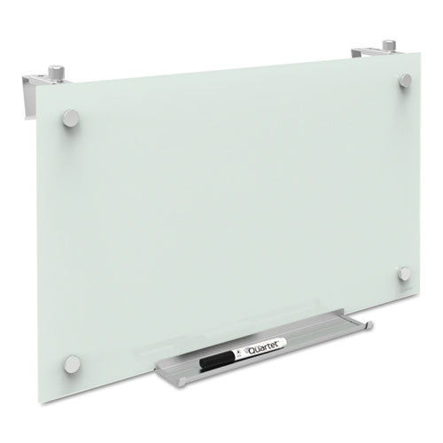 Image of Quartet® PDEC1830 Infinity Magnetic Glass Dry Erase Cubicle Board, 30" x 18", White Surface