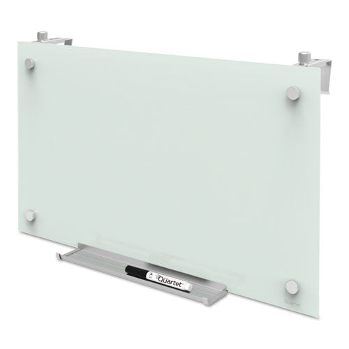 Image of Quartet® PDEC1830 Infinity Magnetic Glass Dry Erase Cubicle Board, 30" x 18", White Surface