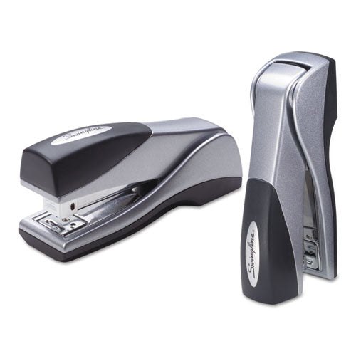 Image of Swingline® S7087816CC Optima Grip Compact Stapler, 25-Sheet Capacity, Silver