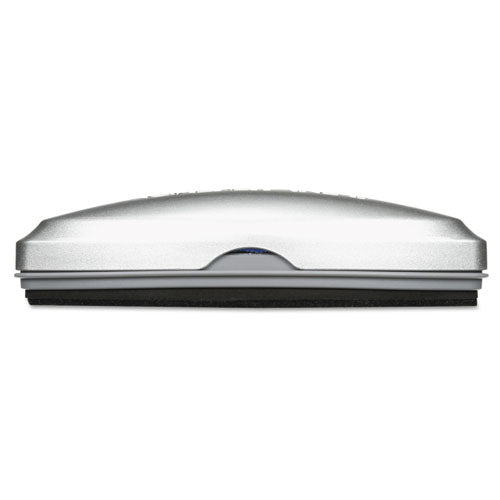 Image of Quartet® SFEB3 Premium Magnetic 3-in-1 Glass Board Eraser, 6.5" x 2" x 1.38", Silver