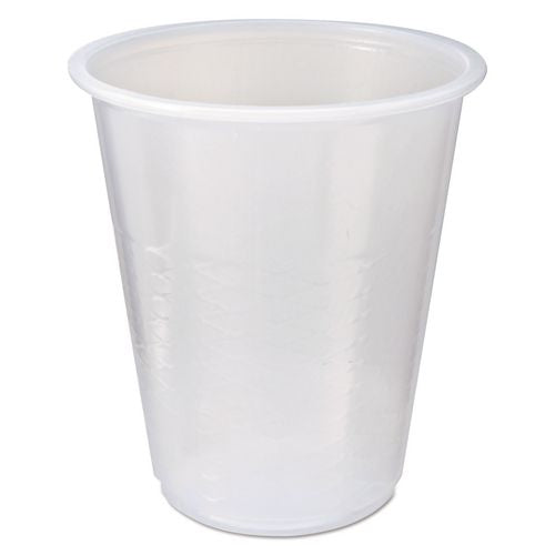 Image of Fabri-Kal® 000000000009500018 RK Crisscross Cold Drink Cups, 3 oz, Plastic, Clear, 100/Bag, 25 Bags/Carton