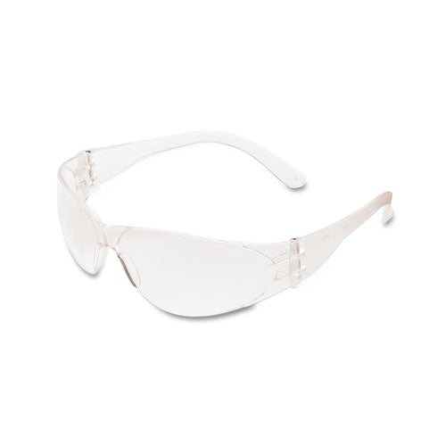 Image of MCR Safety CL110 Checklite Safety Glasses, Frameless, Clear Single Hard Coat Scratch-Resistant Lens