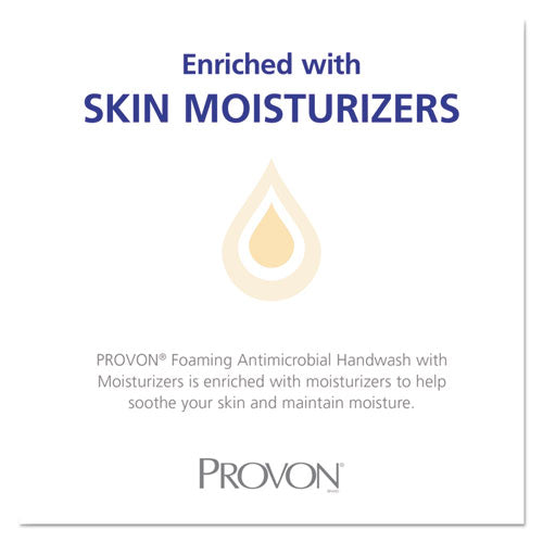 Image of PROVON® 5186-03 Foaming Antimicrobial Handwash/Moisturizer Refill, For FMX-12 Dispenser, Light Floral Scent, 1,250 mL
