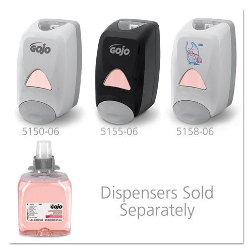 Image of GOJO® 5161-04 Luxury Foam Handwash Refill, For FMX-12 Dispenser, Cranberry Scent, 1,250 mL
