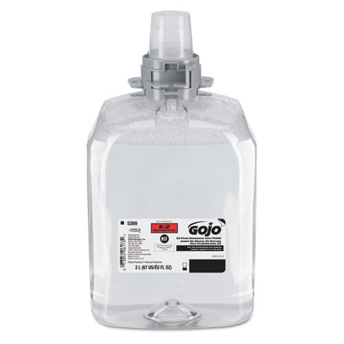 Image of GOJO® 5269-02 E2 Foam Handwash Refill with PCMX for FMX-20 Dispensers, Fragrance-Free, 2,000 mL, 2/Carton