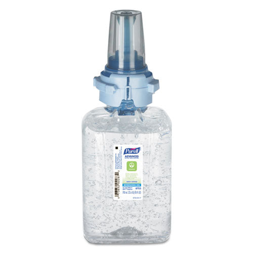 Image of PURELL® 8703-04 Advanced Hand Sanitizer Green Certified Gel Refill, For ADX-7 Dispensers, 700 mL, Fragrance-Free