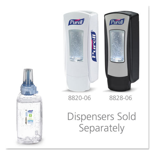 Image of PURELL® 8803-03 Advanced Hand Sanitizer Green Certified Gel Refill, For ADX-12 Dispensers, 1,200 mL, Fragrance-Free