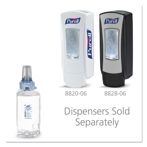 Image of PURELL® 8804-03 Advanced Hand Sanitizer Green Certified Foam Refill, For ADX-12 Dispensers, 1,200 mL, Fragrance-Free, 3/Carton