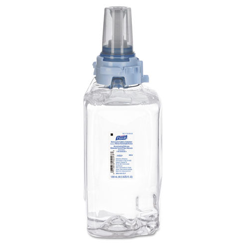 Image of PURELL® 8804-03 Advanced Hand Sanitizer Green Certified Foam Refill, For ADX-12 Dispensers, 1,200 mL, Fragrance-Free, 3/Carton